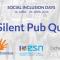 Facebook cover photo of the event called Silent Pub Quiz #SocialInclusionDays Edition.