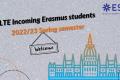 Image of Infos for Incoming Erasmus Students 22/23 spring
