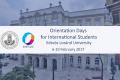 Facebook cover photo of the event called Orientation Days for International Students 2016/2017 Spring.