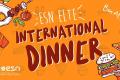 Facebook cover photo of the event called International Dinner by ESN ELTE.