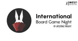 Facebook cover photo of the event called International Board Game Night // Müszi Közért Budapest.